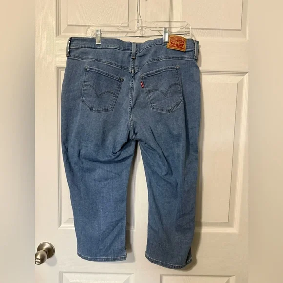 Levi’s 311 Shaping Skinny Capri Cropped Jeans- 16W - Picture 4 of 6